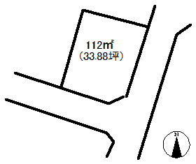 4128小山市立木土地　区画図